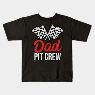 Dad Pit Crew Kids T-Shirt